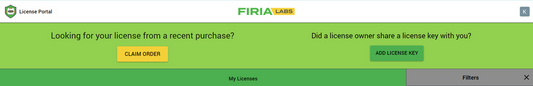 Firia Labs License Portal